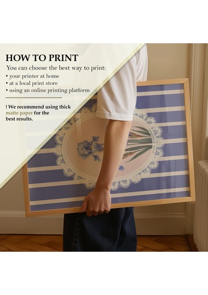 Mor Süsen Çiçekleri: Büyükannemin Botanik Duvar Sanatı (, / Dosya) modelleri