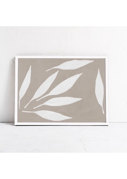 Scandi Ev Dekorasyonu: Yatay Sanat, Bej Soyut indirimleri