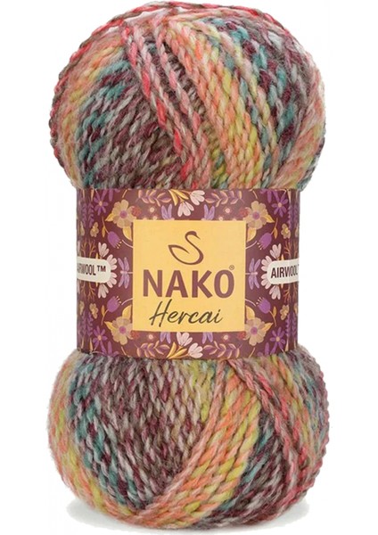 5 Adet Hercai Ebruli Hırka Kazak Atkı Bere El Örgü Ipi Yünü 28030 fiyatları