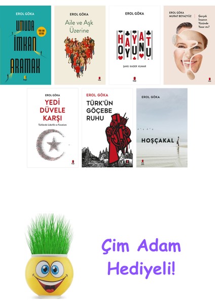 Erol Göka 7 Kitap Seti + Çim Adam Hediye