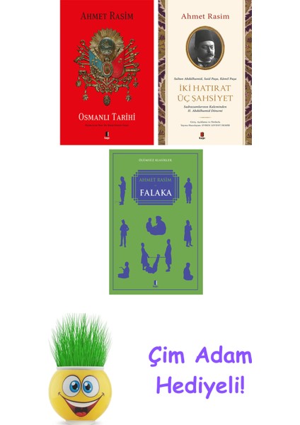 Ahmet Rasim 3 Kitap Seti + Çim Adam Hediye