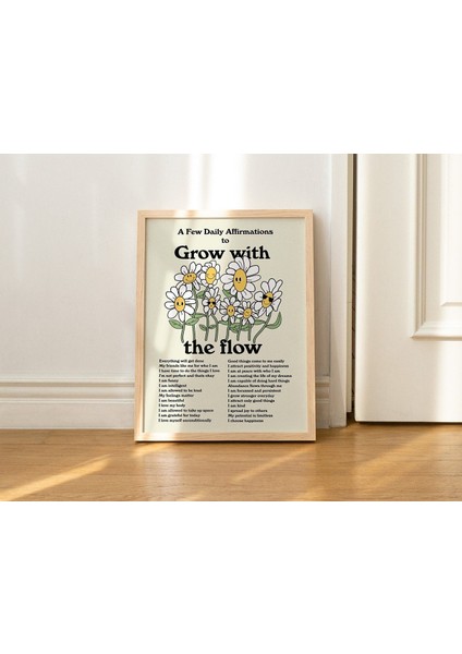 Olumlama Duvarı, Estetik Çiçekler Poster