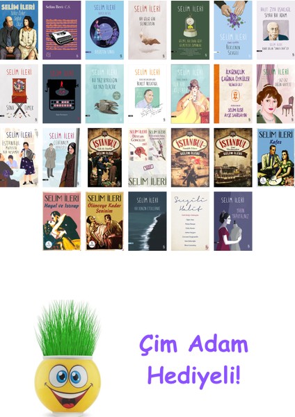 Selim Ileri 26 Kitap Seti + Çim Adam Hediye