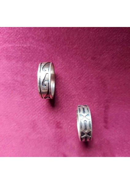 Erkek 2li 925 Ayar Gümüş Yüzük
