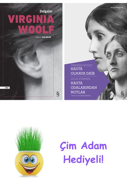 Virginia Woolf 2 Kitap Seti + Çim Adam Hediye