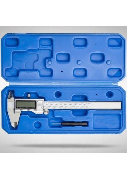 Metal Dijital Kumpas 150 mm Paslanmaz LCD Ekran Hassas Ölçüm Aleti Atölye Endüstriyel Kullanım fırsatları