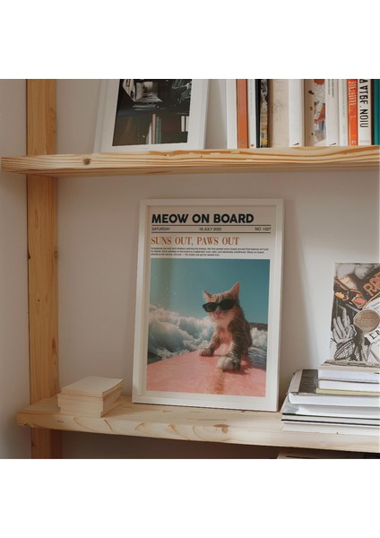 Sörf Yapan Kedi Gazetesi: Trend Sahil Duvar Sanatı ( & ) fiyatları