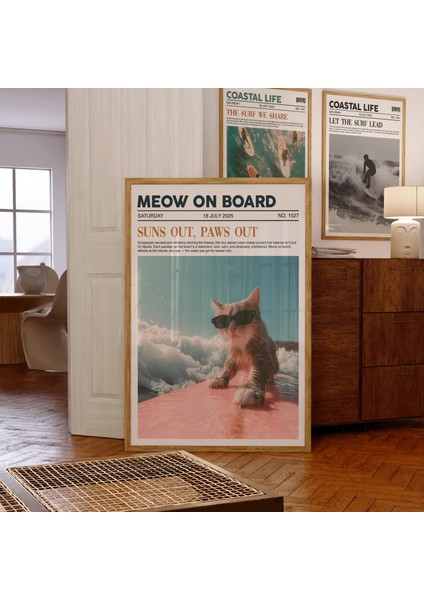 Sörf Yapan Kedi Gazetesi: Trend Sahil Duvar Sanatı ( & )