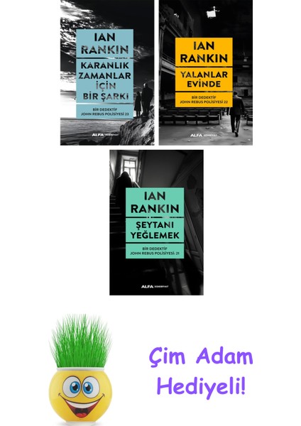 Ian Rankin 3 Kitap Seti + Çim Adam Hediye