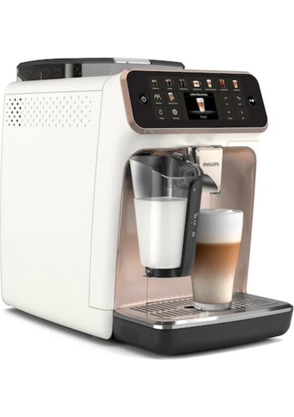 5500 Serisi Lattego Tam Otomatik Espresso Makinesi 20 Sıcak ve Soğuk Içecek, Renkli Dokunmatik Ekran,quickstart, Silentbrew Teknolojisi (EP5543/80)