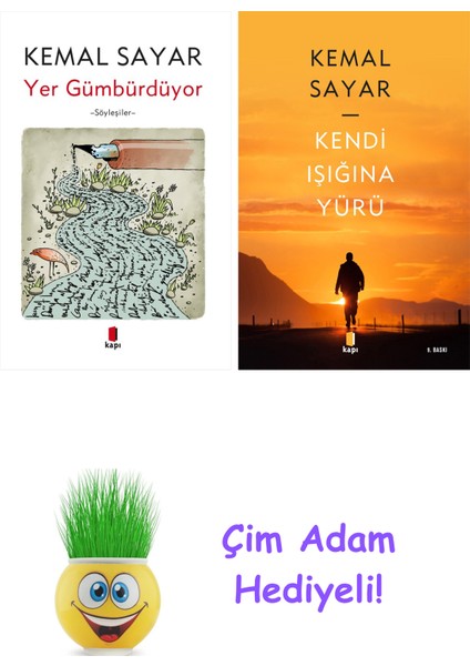 Kemal Sayar 2 Kitap Seti + Çim Adam Hediye
