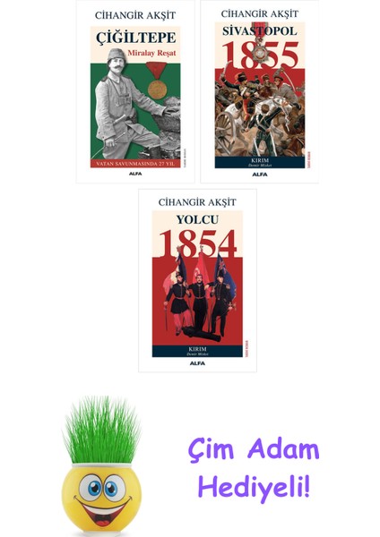 Cihangir Akşit 3 Kitap Seti + Çim Adam Hediye