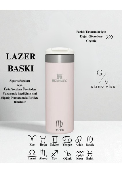 Kişiselleştirilebilir The Aerolight Transit Mug 0.47 Lt / 16OZ Rose Quartz Metallic fırsatları