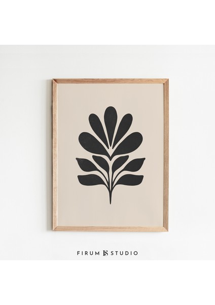 Soyut Bitki Sanatı, Modern Iskandinav, Japon Dekoru, Bej Sanatı, Organik Minimalist