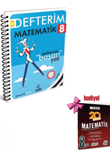 Arı 8. Sınıf Matematik Akıllı Defteri + Okyanus Matematik Deneme