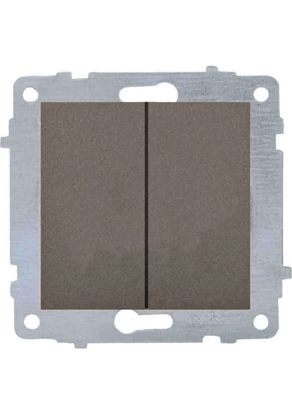 Grano Metalik Antrasit Komütatör Anahtar