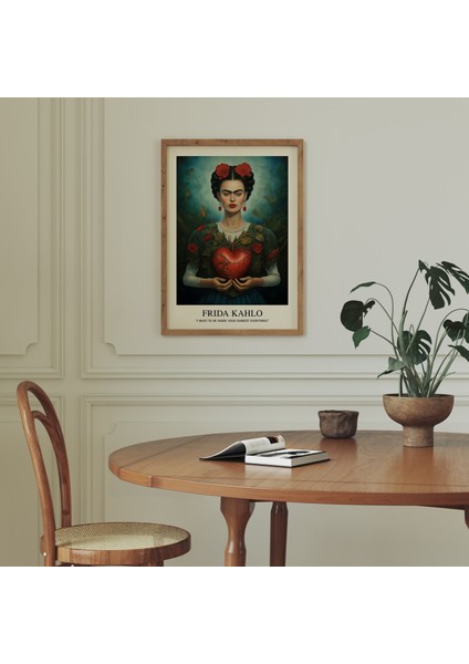 Frida Kahlo Kırık Kalp Posteri, Frida Kahlo Fotoğrafı, Ilham Verici Sanat, Frida Baskıları, Frida Kahlo fiyatları
