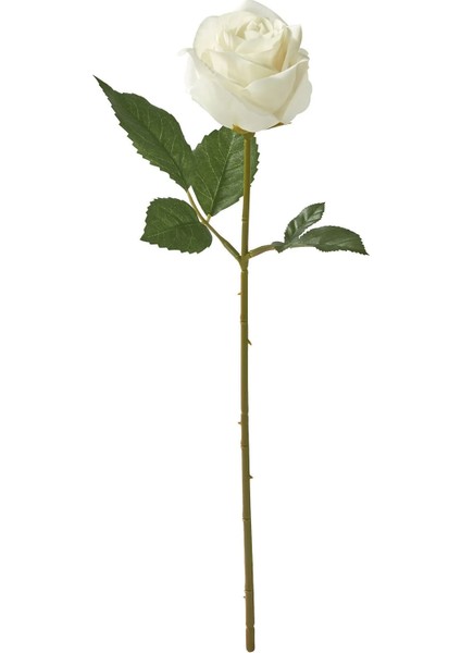 Smycka Yapay Çiçek Beyaz 40 cm Yıldız Çiçeği Iç Dış Mekan
