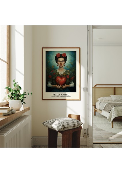 Frida Kahlo Kırık Kalp Posteri, Frida Kahlo Fotoğrafı, Ilham Verici Sanat, Frida Baskıları, Frida Kahlo