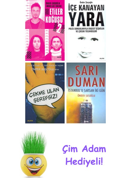 Önder Şuşoğlu 4 Kitap Seti + Çim Adam Hediye