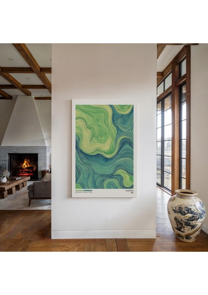 Adaçayı Yeşili Japandi Duvar Sanatı: Wabi Sabi Dekoru ( & ) fiyatları