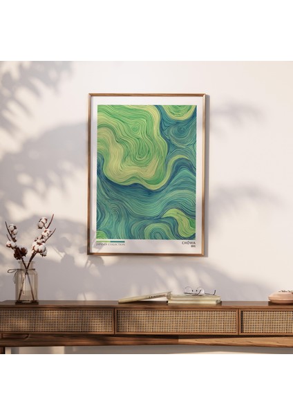 Adaçayı Yeşili Japandi Duvar Sanatı: Wabi Sabi Dekoru ( & ) fırsatları