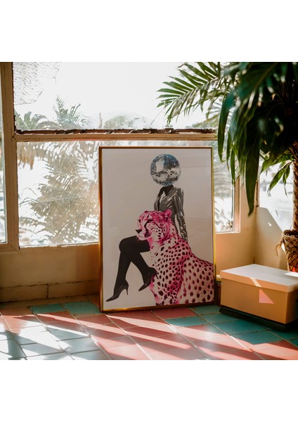 Funky Disko Topu Posteri, 70'ler Retro Duvar Sanatı, Baskılar, Retro Duvar Sanatı