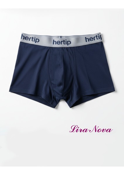 Lacivert Soft Elastan Boxer %90 Coton %10 Elastane modelleri