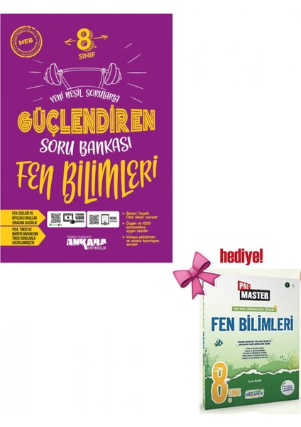 Ankara 8. Sınıf Fen Bilimleri Güçlendiren Soru Bankası + Okyanus