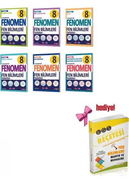 Fenomen 8. Sınıf Fen Bilimleri Fasikülleri Seti 6 Fasikül + Editö
