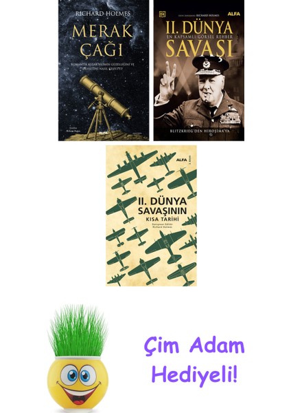 Richard Holmes 3 Kitap Seti + Çim Adam Hediye