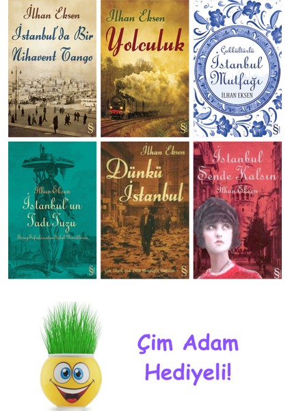 Ilhan Eksen 6 Kitap Seti + Çim Adam Hediye
