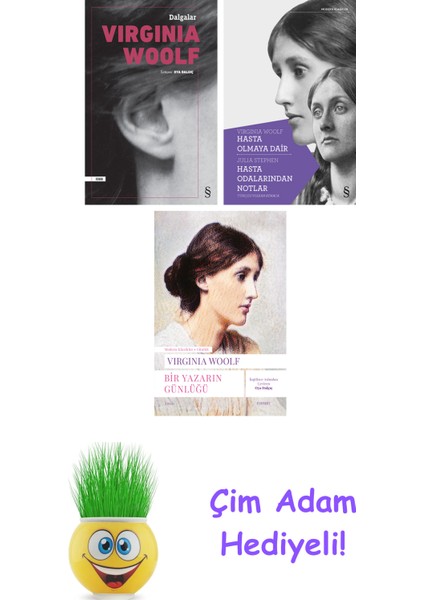Virginia Woolf 3 Kitap Seti + Çim Adam Hediye