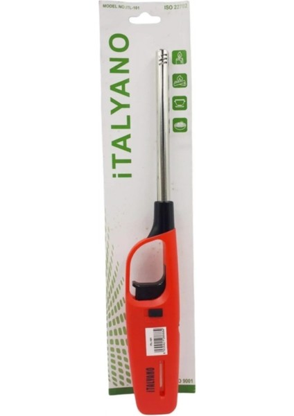 İtalyano Renkli Uzun Mutfak Çakmağı -ITL101