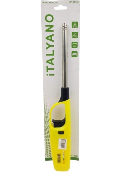 İtalyano Renkli Uzun Mutfak Çakmağı -ITL101 fırsatları