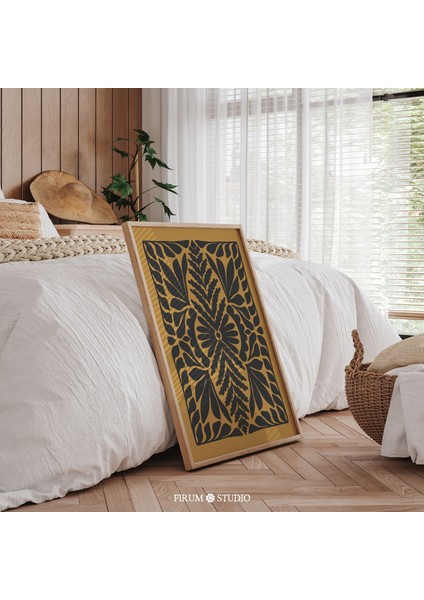 Sarı ve Siyah Botanik Sanatı