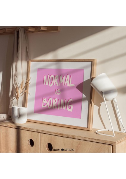 Normal Sıkıcıdır Y2K Duvar Sanatı fiyatları