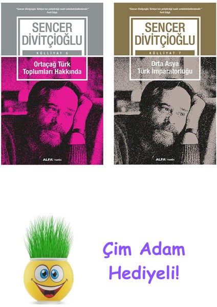 Sencer Divitçioğlu 2 Kitap Seti + Çim Adam Hediye