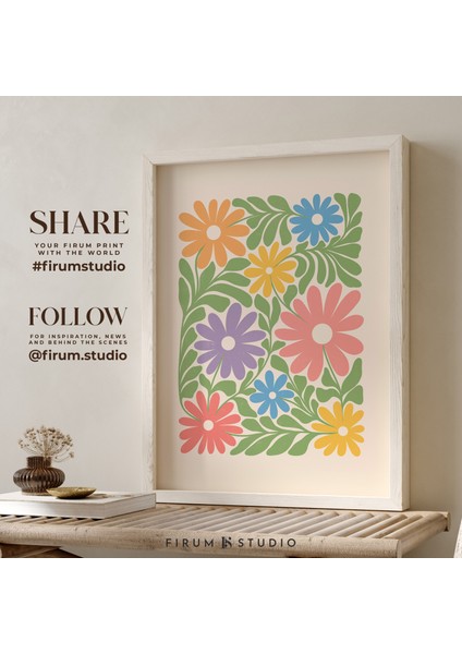 Çiçek Sanatı, Parlak Renkli Sanat, Bohem Sanatı, Bağımsız Oda Dekoru fiyatları