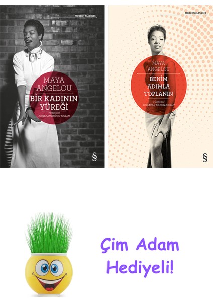 Maya Angelou 2 Kitap Seti + Çim Adam Hediye