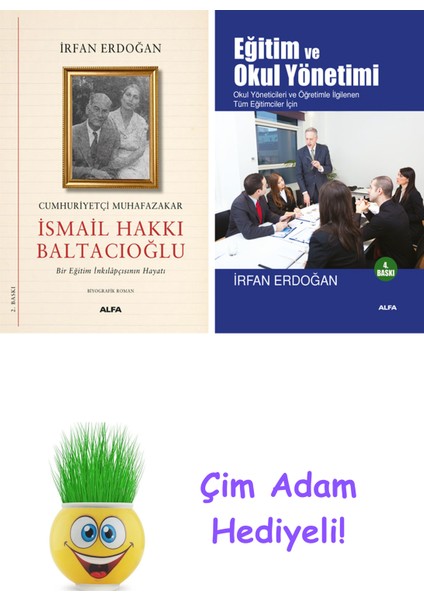 Irfan Erdoğan 2 Kitap Seti + Çim Adam Hediye