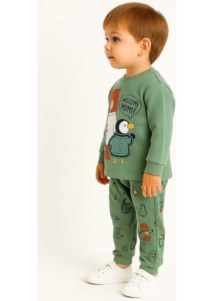 Yeşil Ayıcık 1-3 Yaş Çocuk Alt Üst Takım fiyatları