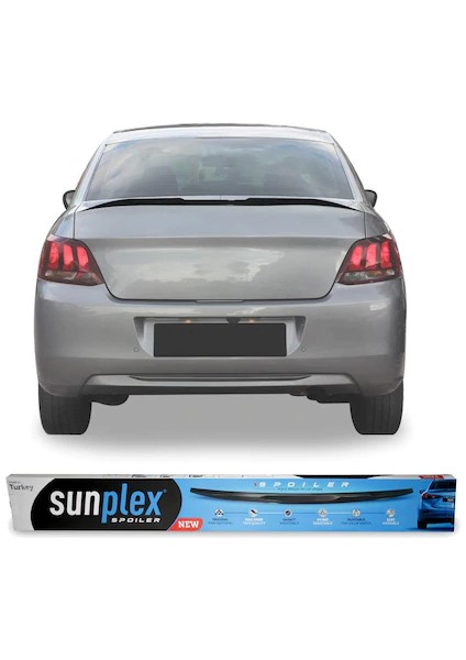 Sunplex Peugeot 301 Bagaj Üstü Spoiler Bagaj Çıtası Piano Black