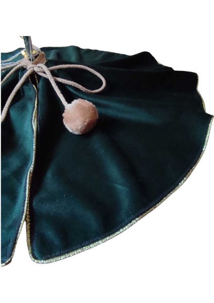 Yılbaşı Çam Ağacı Altı Örtüsü, Çam Ağacı Ayak Halısı Örtüsü, Yeşil Renk,kadife 70 cm fiyatları