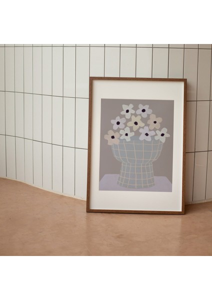 Vazoda Çiçekler Posteri: Çiçek Sanatı. Yatak Odası Için Iskandinav Bohem Dekoru fırsatları