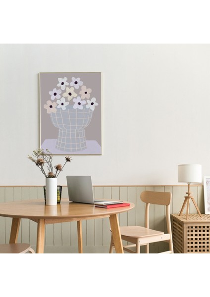 Vazoda Çiçekler Posteri: Çiçek Sanatı. Yatak Odası Için Iskandinav Bohem Dekoru indirimleri