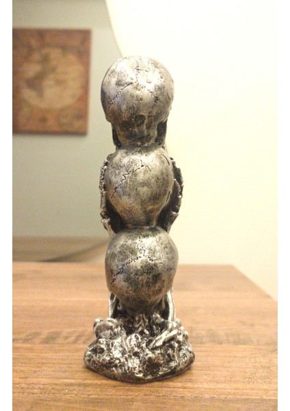 Üçlü Görmedim Duymadım Bilmiyorum Kuru Kafa Biblo Ev Dekor Hediyelik Eşya fiyatları