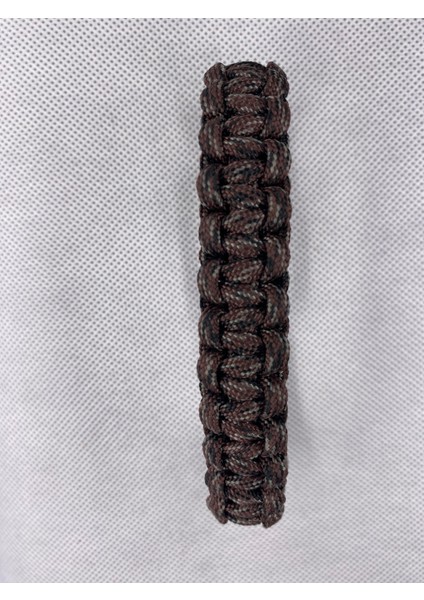 Koyu Kahverengi Üstü Siyah Gri Paracord Bileklik fiyatları
