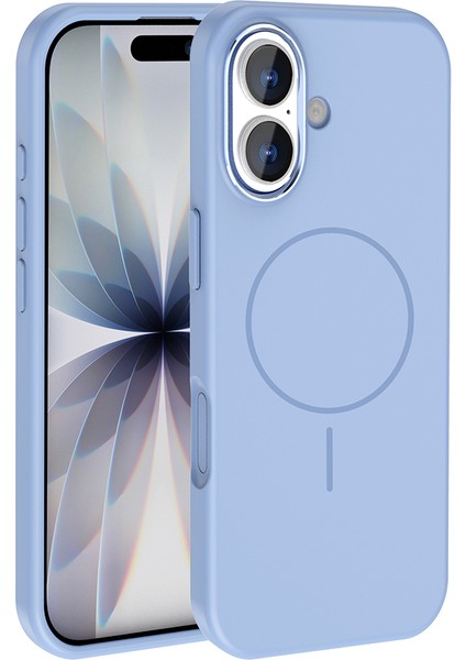 Apple iPhone 17 Kılıf Magsafeli Metal Kamera Çerçeveli Edi Silikon Kapak