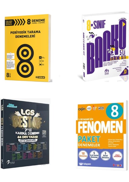 Hız - Saydam - Model - Fenomen Yayınları 8. Sınıf Lgs Deneme Setleri